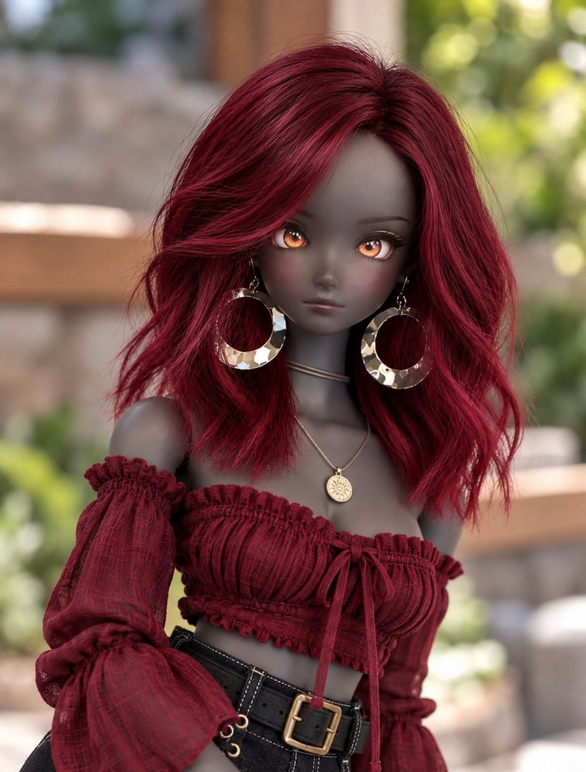 Zazou Classic and vegan mohair Smartdoll  8-9" wigs