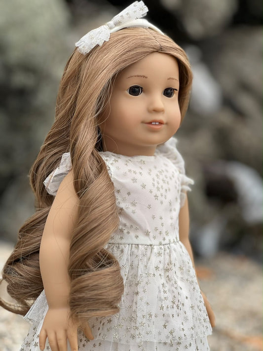 Zazou Dolls Exclusive Lovely WIG for 18 Inch dolls such as OG and American Girl