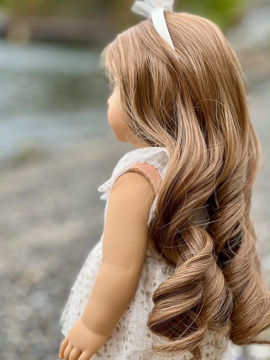 Zazou Dolls Exclusive Lovely WIG for 18 Inch dolls such as OG and American Girl