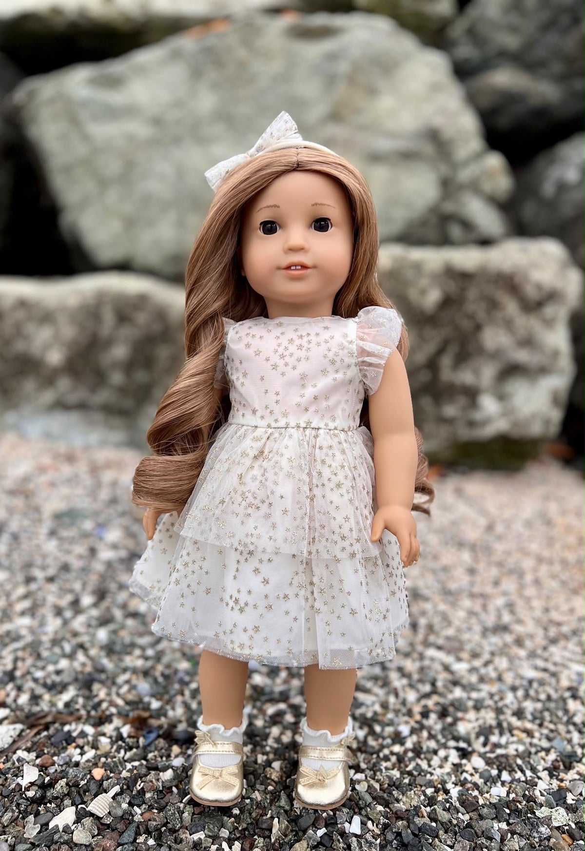 Zazou Dolls Exclusive Lovely WIG for 18 Inch dolls such as OG and American Girl