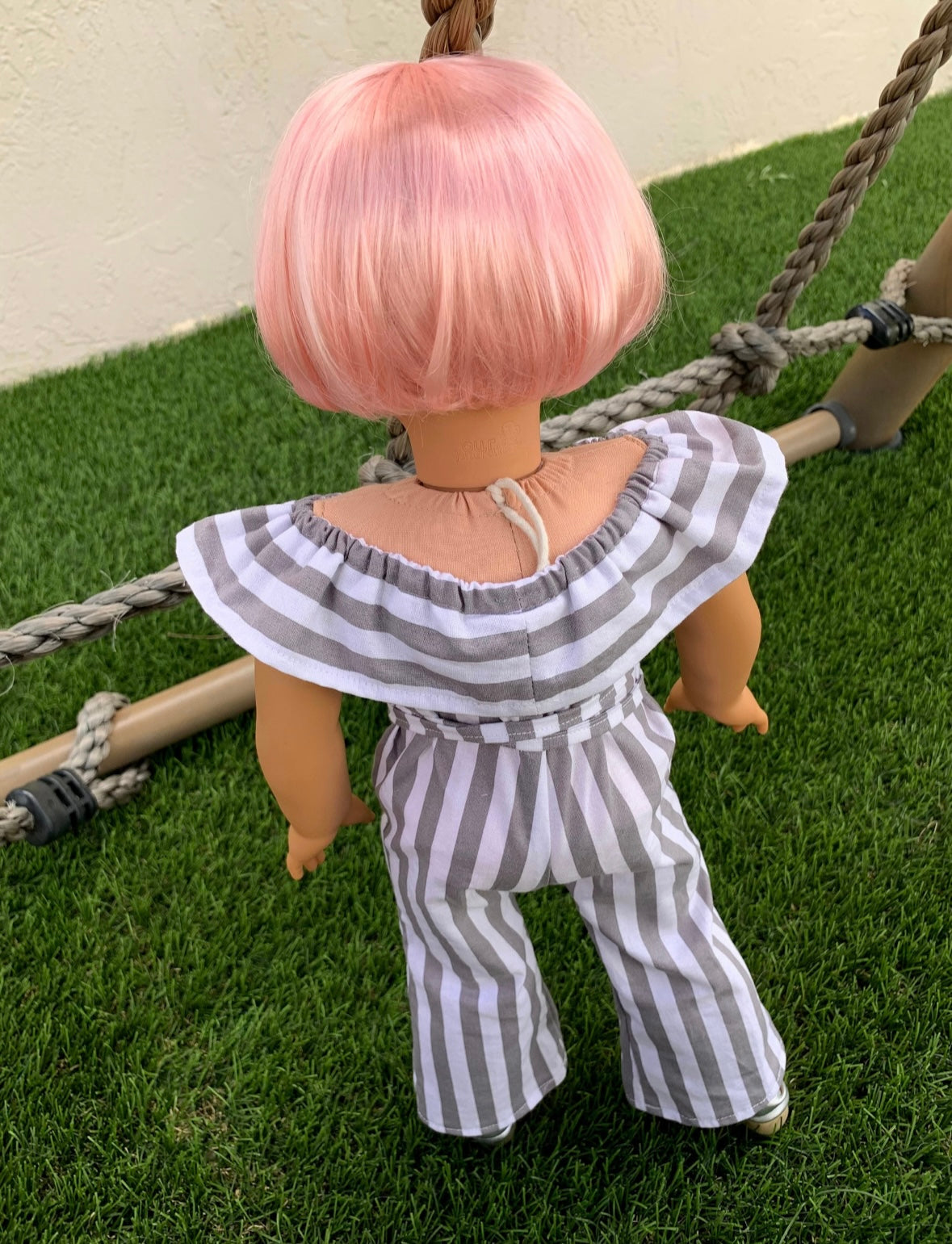 American Girl Doll  Custom 18 Inch doll Vegan Mohair Wig | 10-11 Head Size "Stretch Cap" | Made to Fit 18’’ American Girl Doll OG Meadowdolls braids