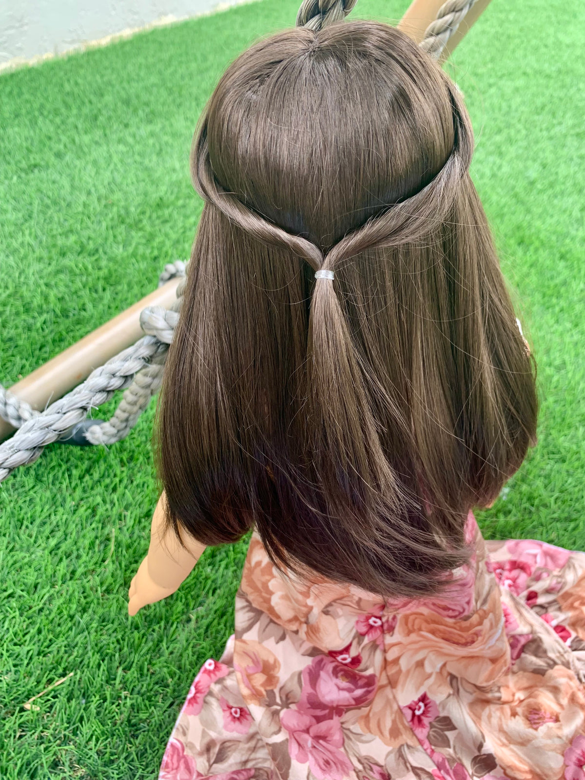 American Girl Doll  Custom 18 Inch doll Vegan Mohair Wig | 10-11 Head Size "Stretch Cap" | Made to Fit 18’’ American Girl Doll OG Meadowdolls