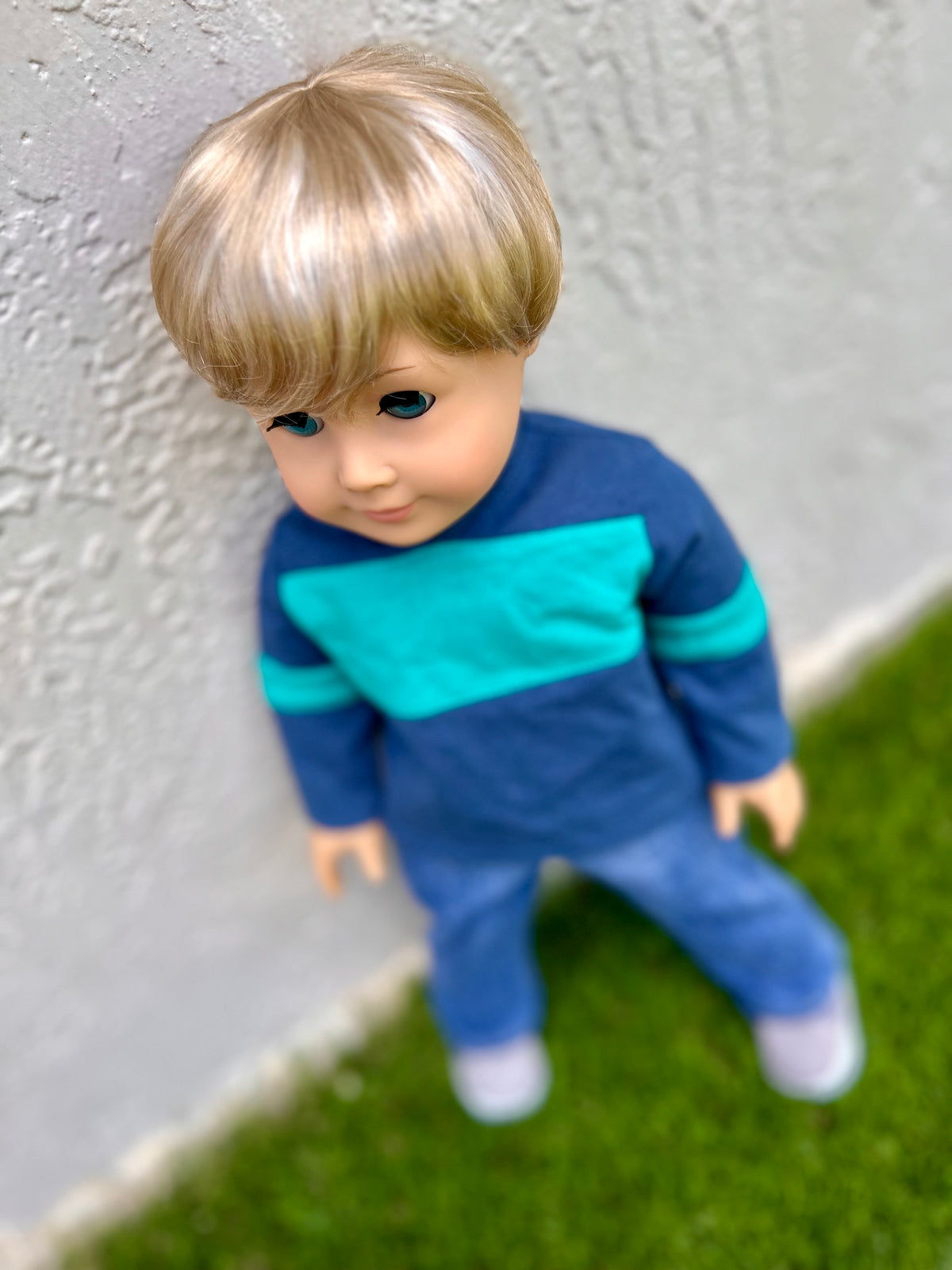 American Girl Doll  Custom 18 Inch doll Vegan Mohair Wig | 10-11 Head Size "Stretch Cap" | Made to Fit 18’’ American Girl Doll OG Meadowdolls Boy