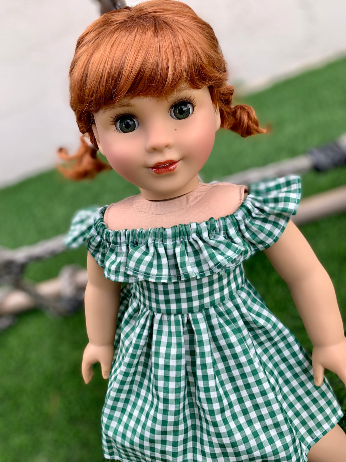 American Girl Doll  Custom 18 Inch doll Vegan Mohair Wig | 10-11 Head Size "Stretch Cap" | Made to Fit 18’’ American Girl Doll OG Meadowdolls