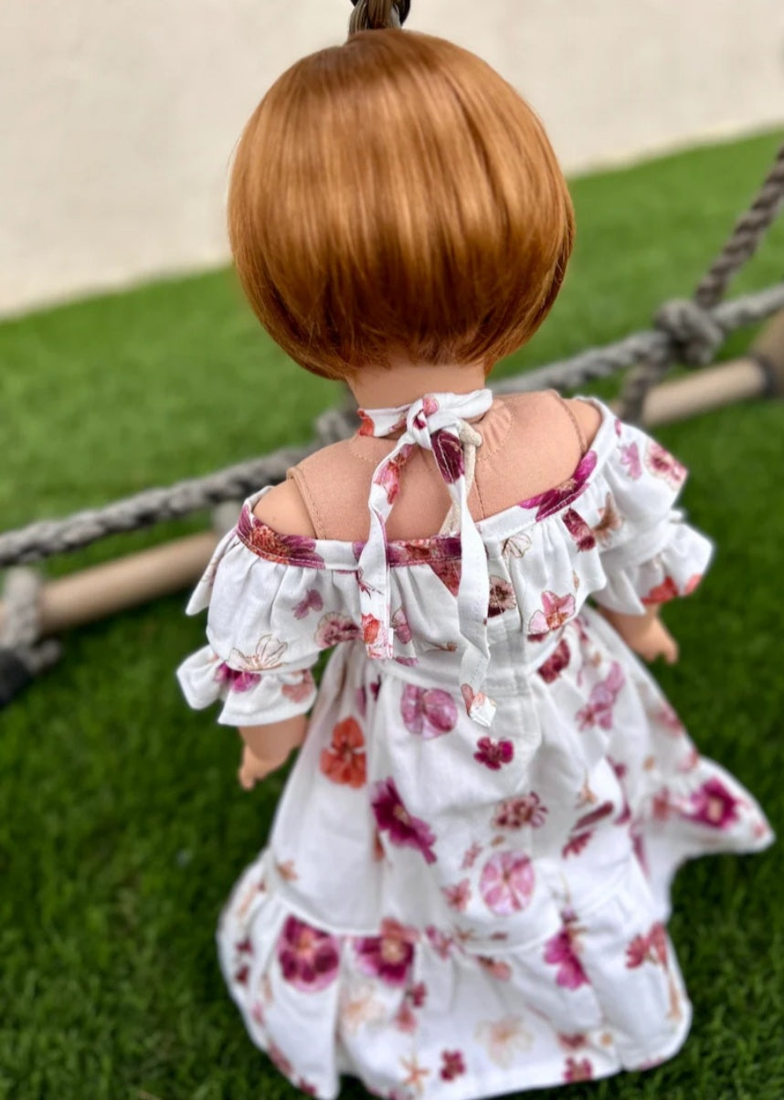 PREORDER Zazou Dolls Custom 18 Inch doll Vegan Mohair Wig | 10-11 Head Size "Stretch Cap" | Fits 18’’ American Girl Doll ,  OG, Meadowdolls