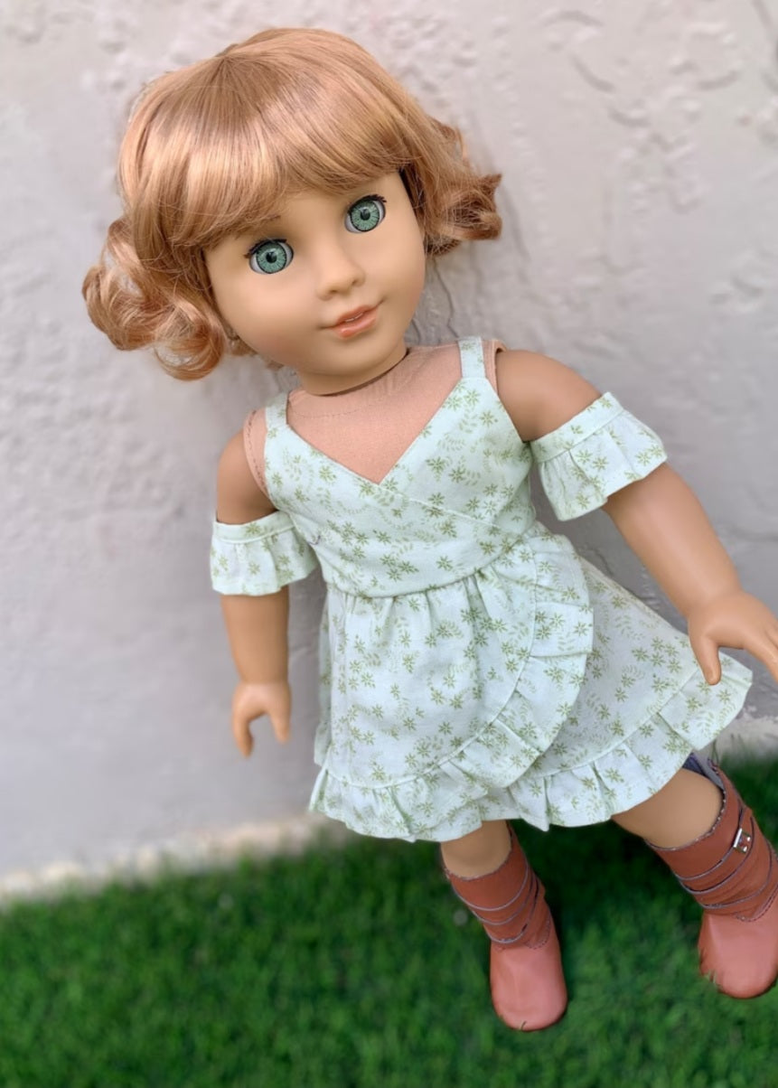 American Girl Doll  Custom 18 Inch doll Vegan Mohair Wig | 10-11 Head Size "Stretch Cap" | Made to Fit 18’’ American Girl Doll OG Meadowdolls