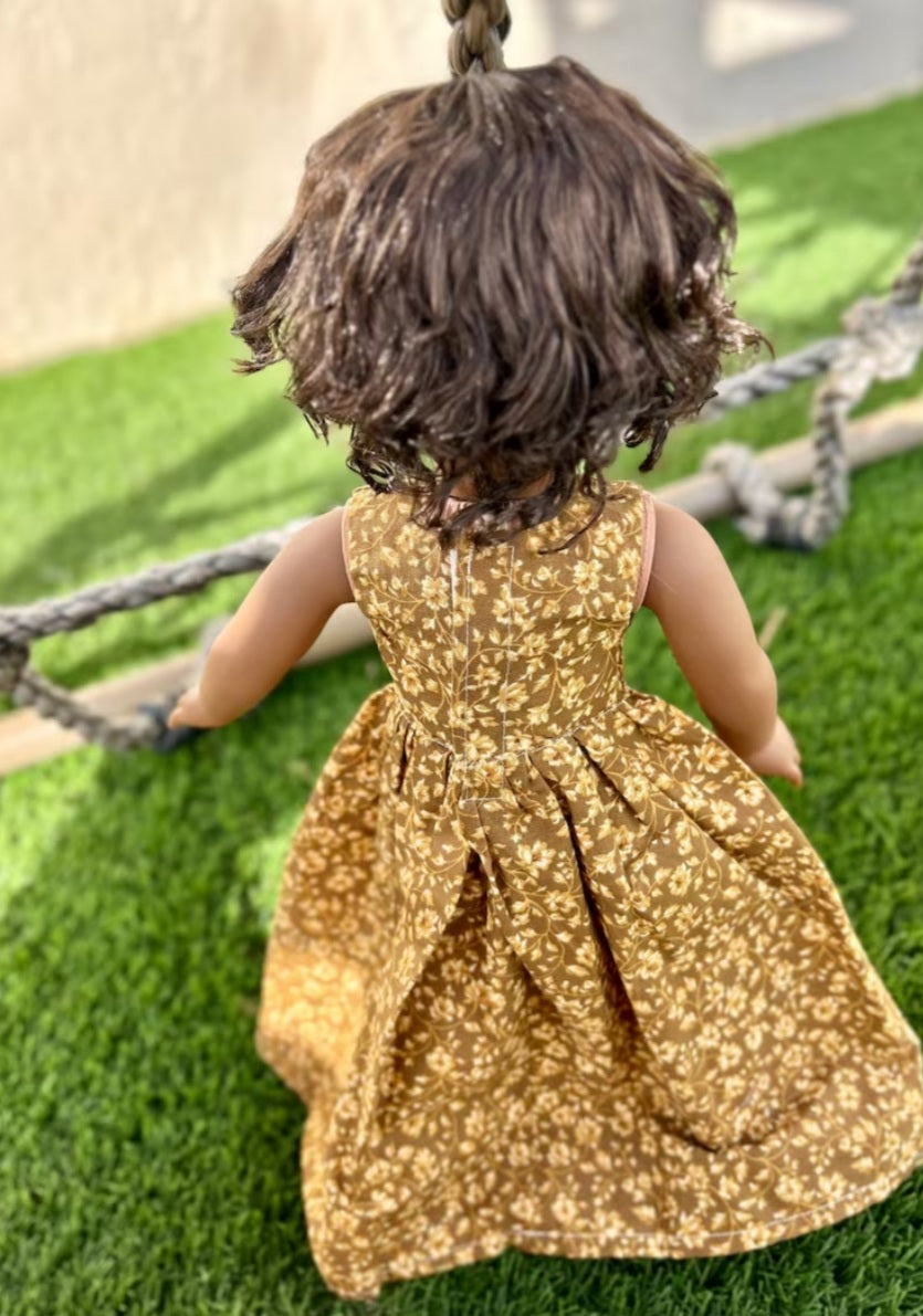 American Girl Doll  Custom 18 Inch doll Vegan Mohair Wig | 10-11 Head Size "Stretch Cap" | Made to Fit 18’’ American Girl Doll OG Meadowdolls