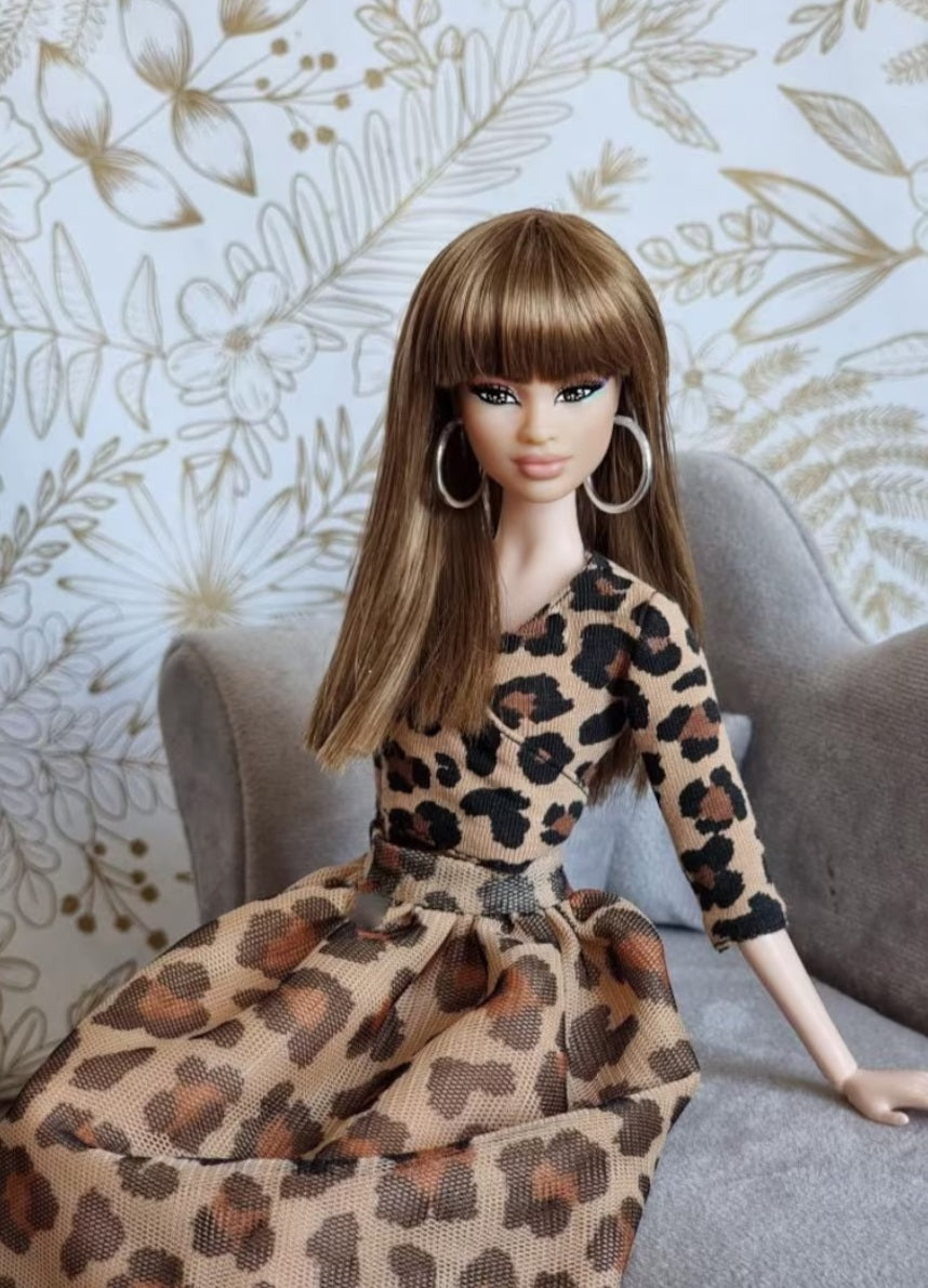 Aloewood Vegan Mohair Wig for 1/6 Fashion Dolls, 3-4" Head