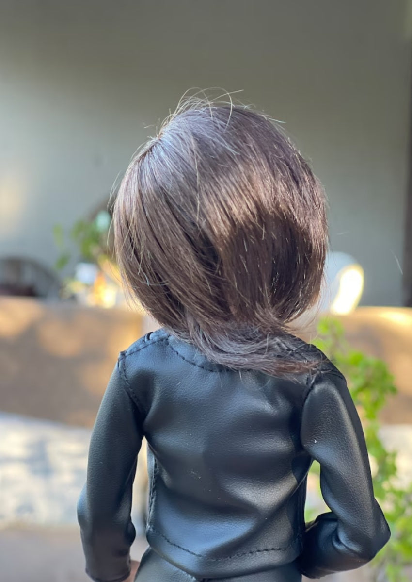 Shayna Vegan Mohair Wig for 1/6 Fashion Dolls, 3-4" Head