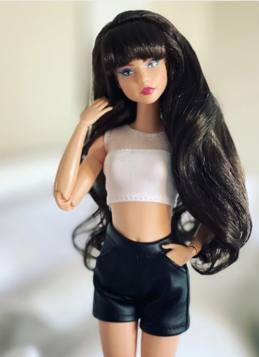 Lavi Vegan Mohair Wig for 1/6 Fashion Dolls, 3-4" Head