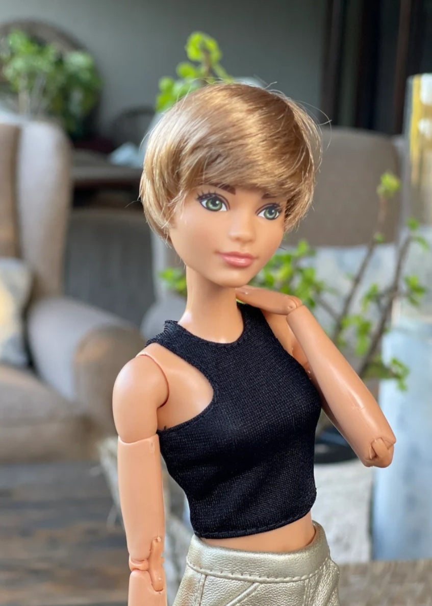 Christabell Vegan Mohair Wig for 1/6 Fashion Dolls, 3-4" Head