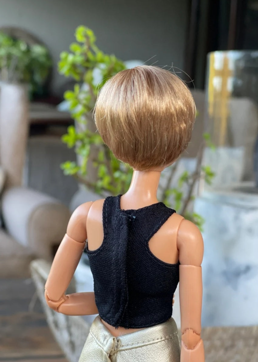 Christabell Vegan Mohair Wig for 1/6 Fashion Dolls, 3-4" Head