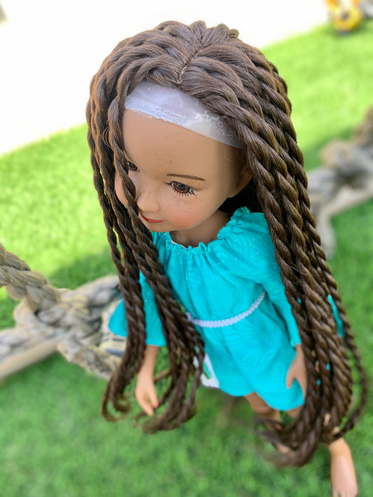 ADD ON ITEM! Silicone wig cap for 14"  Dolls fits 8-9" head size Kaye Wiggs Ruby Red Fashion Friends girls of the orient Paola Reina