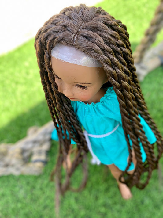 ADD ON ITEM! Silicone wig cap for 14"  Dolls fits 8-9" head size Kaye Wiggs Ruby Red Fashion Friends girls of the orient Paola Reina