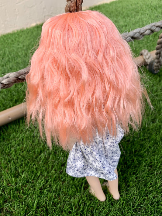 Custom WIG for 13" Dianna Effner Little Darling head size 7-8" siblings, Ellowyne, My Meadow Avery, Mini Pal Maru , Liz Frost girls