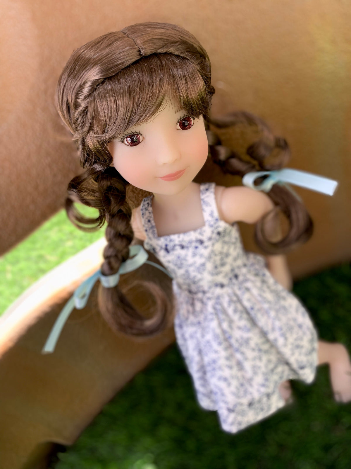PREORDER Custom WIG for 13" Dianna Effner Little Darling head size 7-8" siblings, Ellowyne, My Meadow Avery, Mini Pal Maru & Friends, Zazou