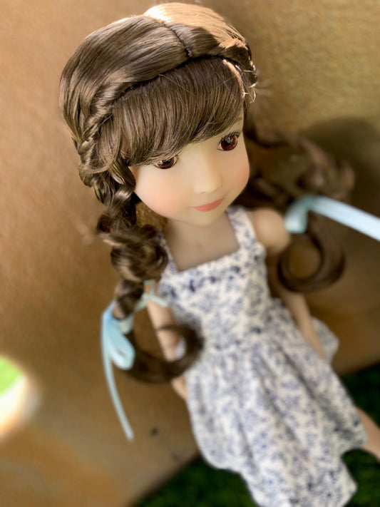 PREORDER Custom WIG for 13" Dianna Effner Little Darling head size 7-8" siblings, Ellowyne, My Meadow Avery, Mini Pal Maru & Friends, Zazou