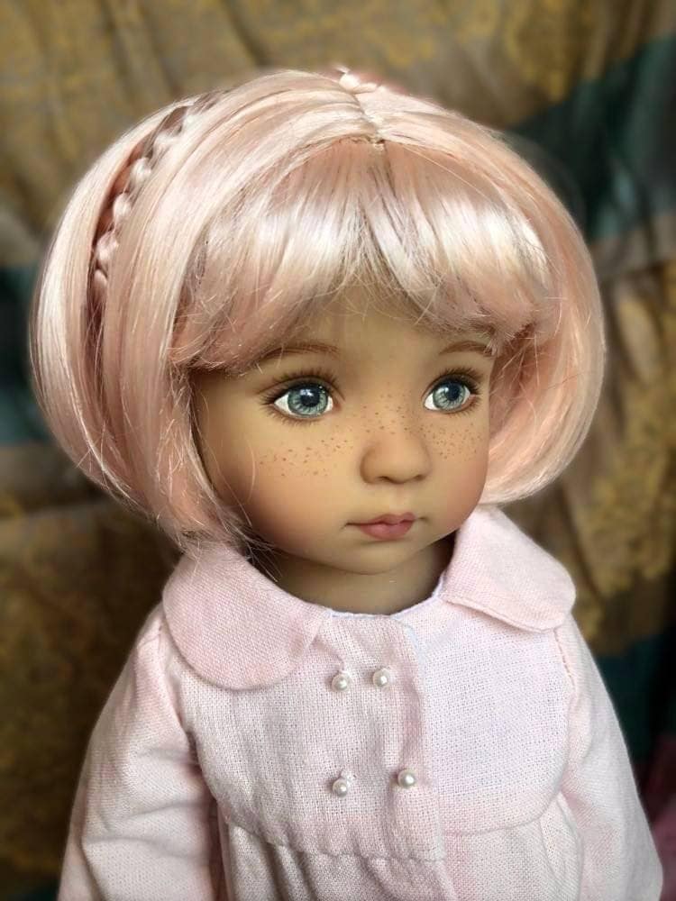 PREORDER Custom WIG for 13" Dianna Effner Little Darling head size 7-8" siblings, Ellowyne, My Meadow Avery, Mini Pal Maru & Friends,