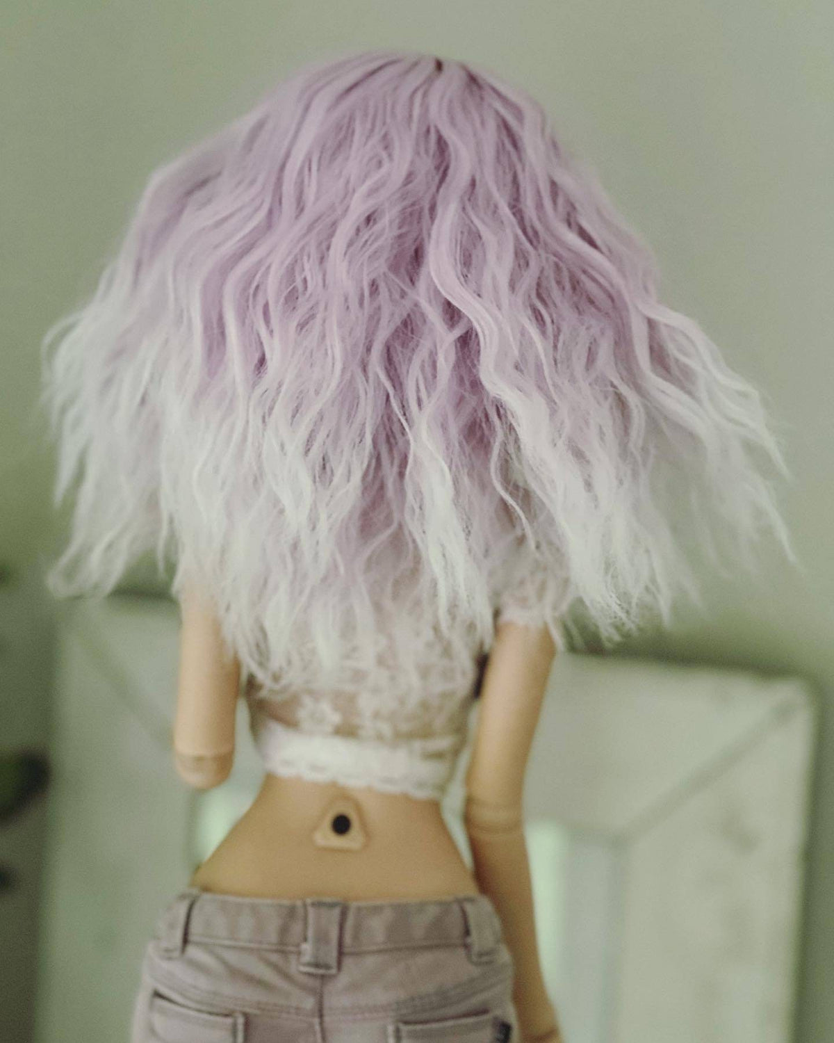 Lavender Orchid wig for Smart Doll