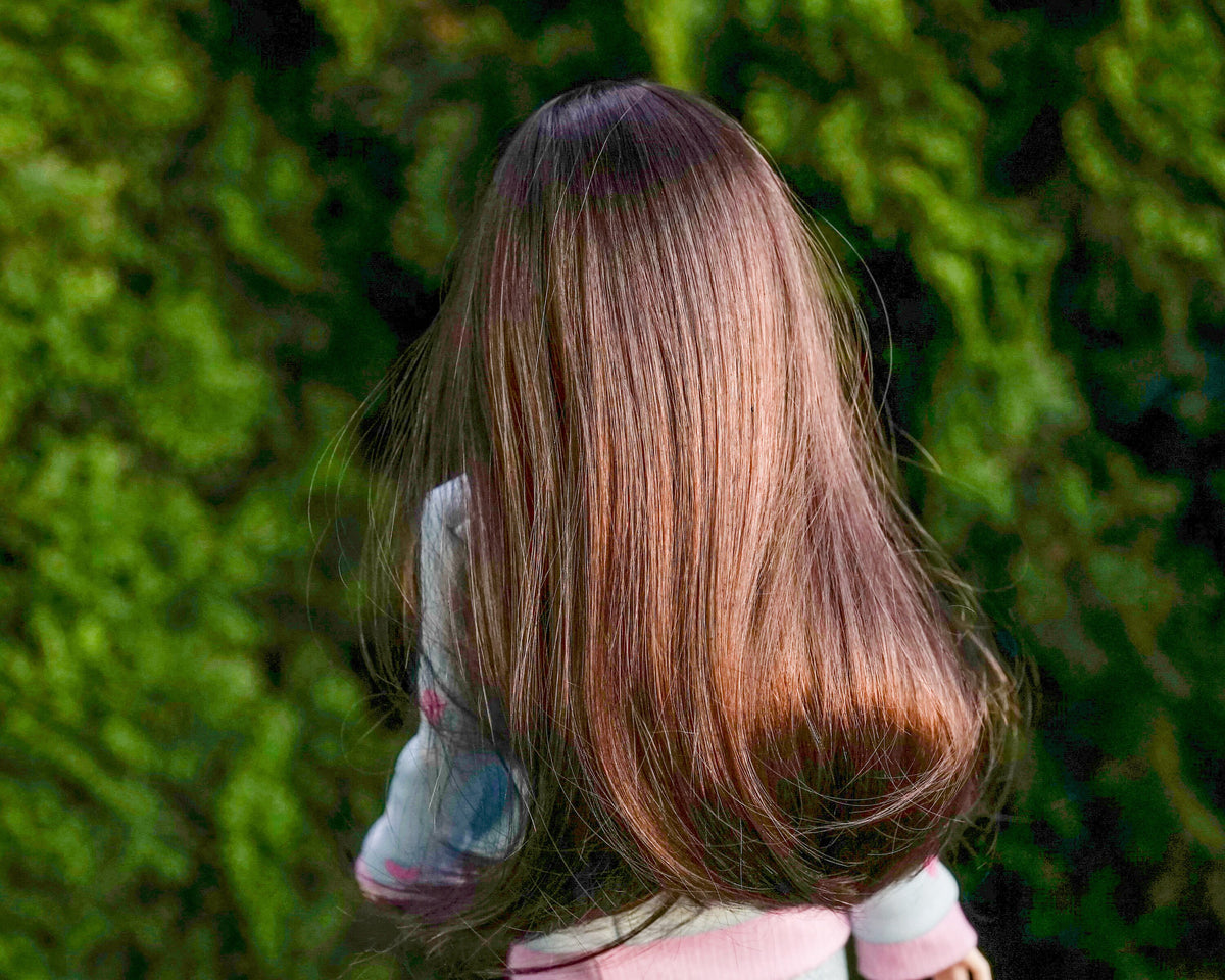 Custom doll Wig for Minifee 1/4 BJD Dolls- "TAN Caps" 6-7" head size of Bjd, Rainbow Dolls, msd, Boneka ,Fairyland Minifee dolls