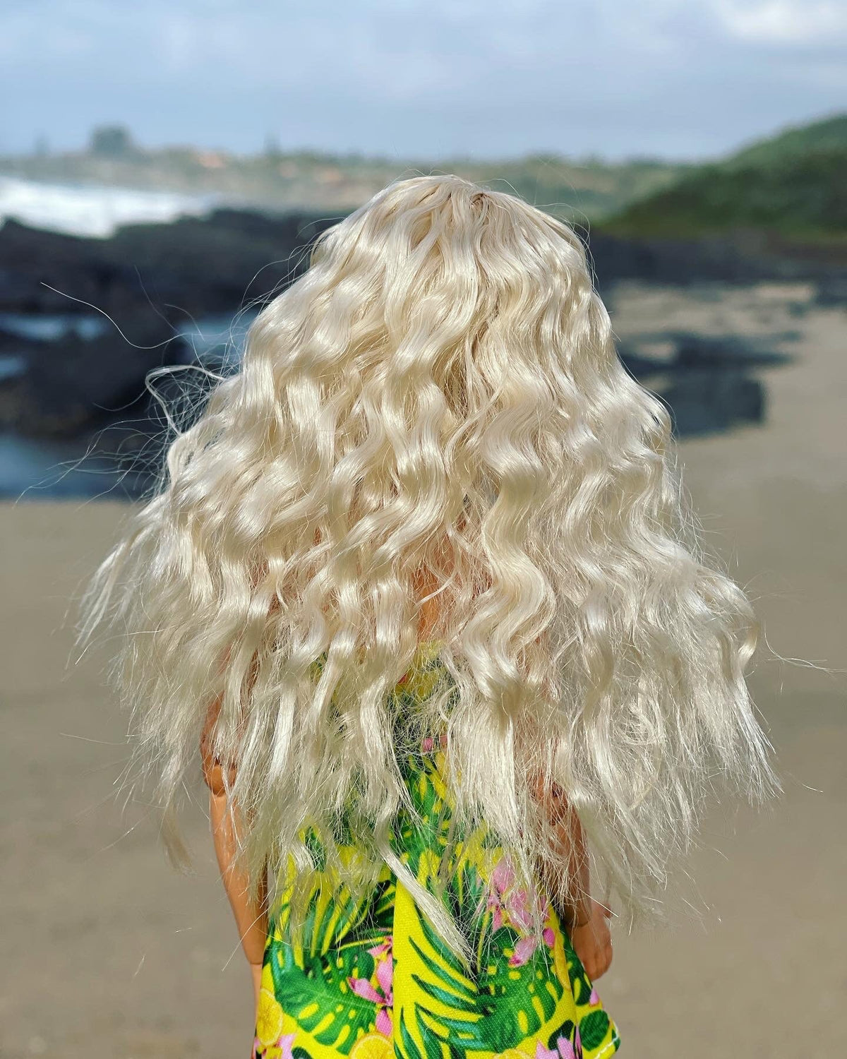 Misty Morning wig for 1/6 fashion doll
