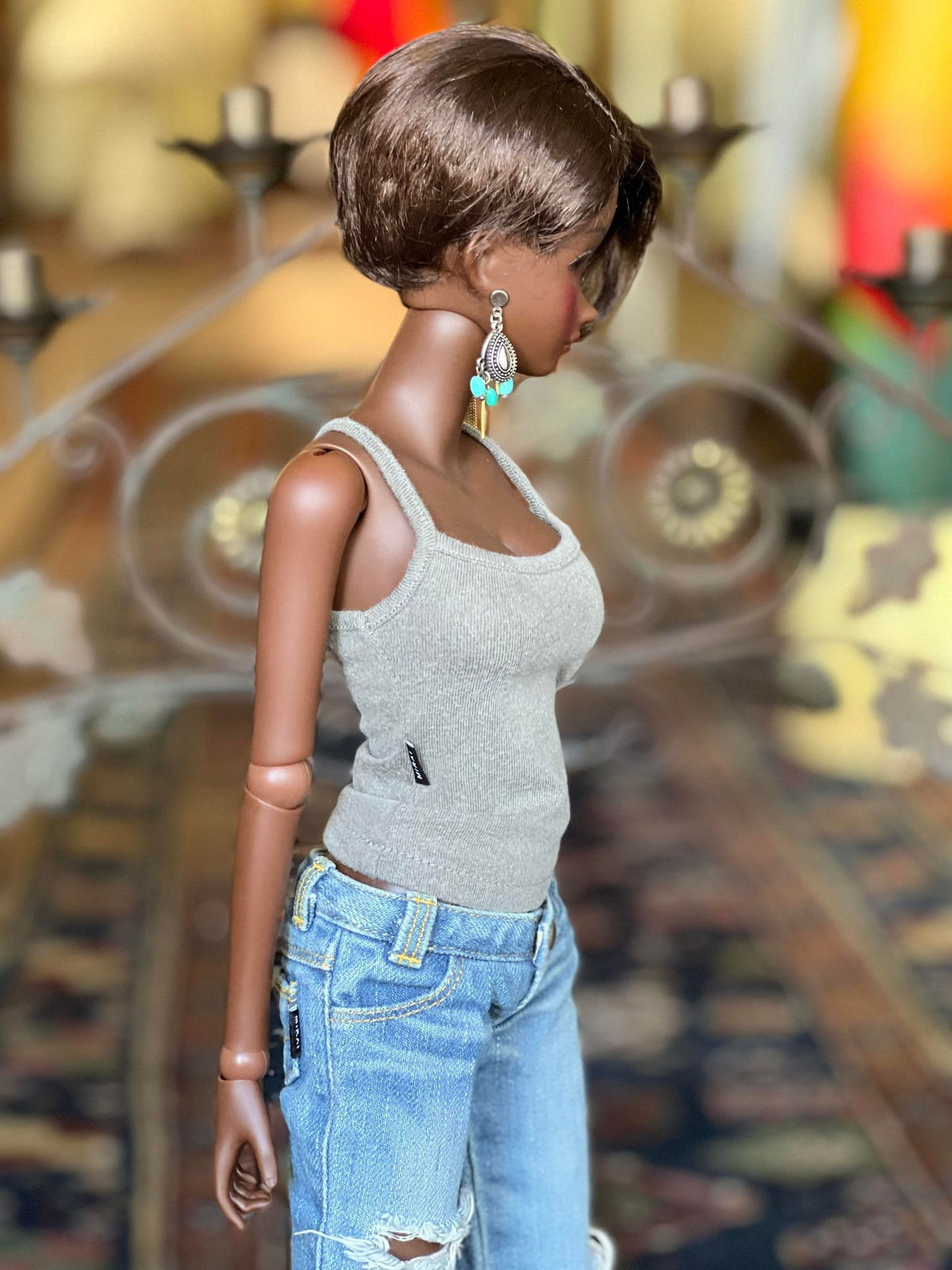 Raw Cocoa wig for Smart Doll