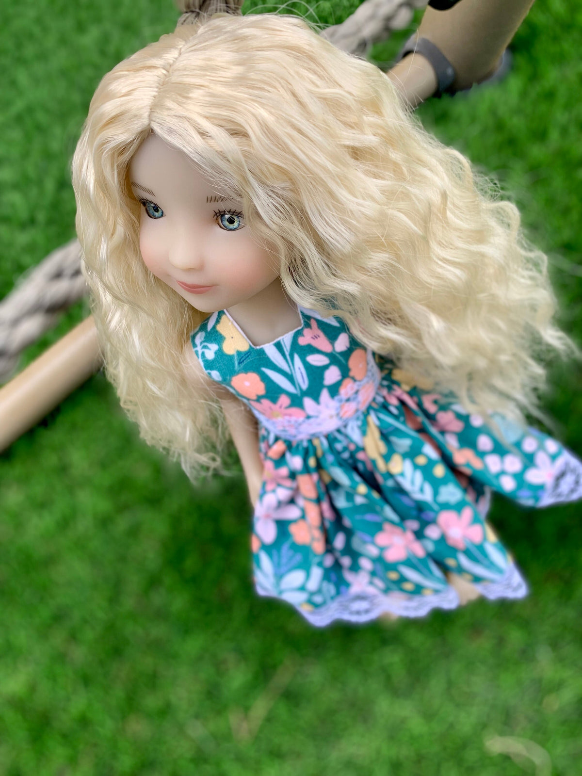 PREORDER Custom WIG for 13" Dianna Effner Little Darling head size 7-8"siblings, Ellowyne, MyMeadow, Mini Pal Maru, Liz Frost "Stretch Cap"