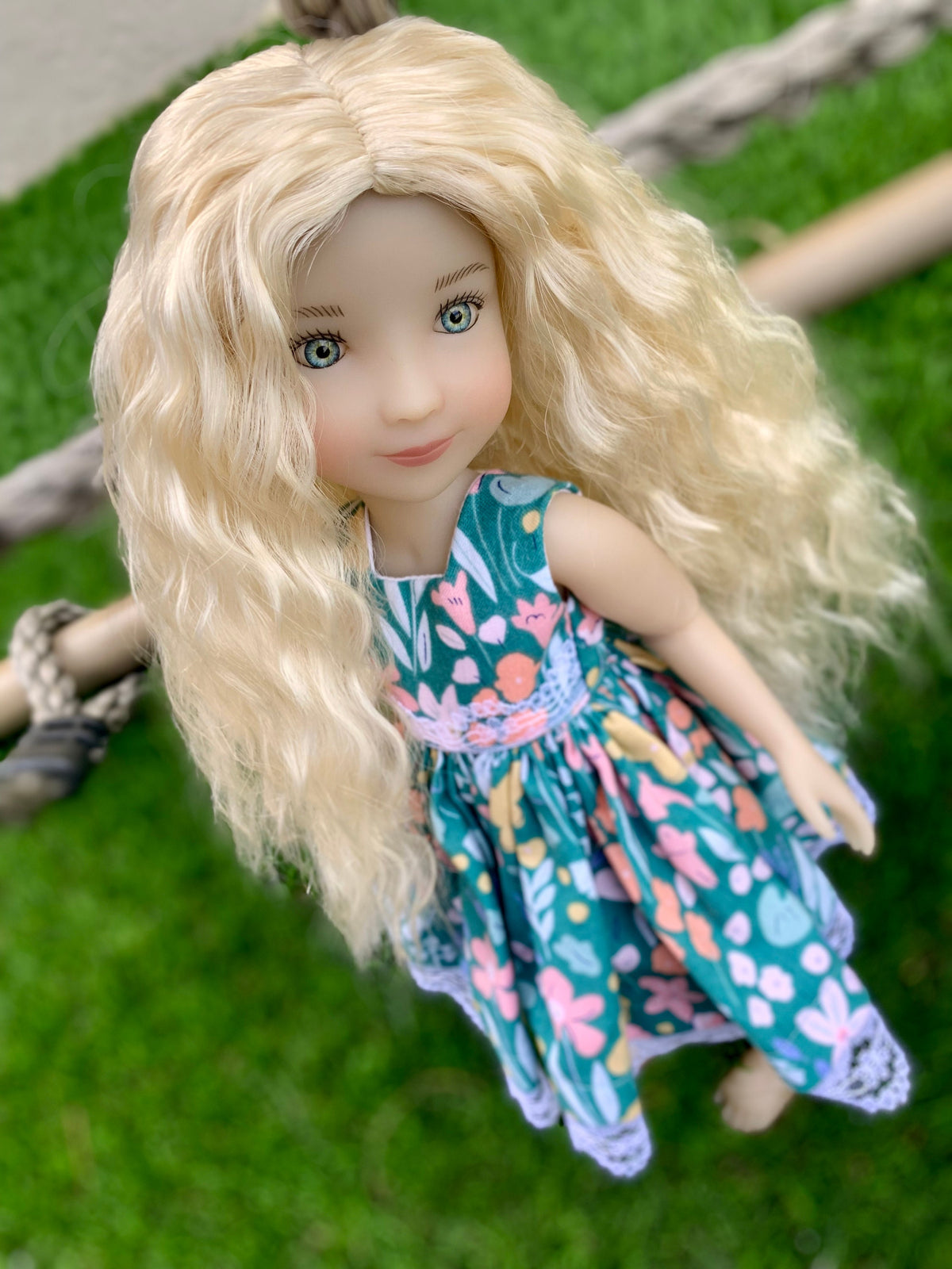 PREORDER Custom WIG for 13" Dianna Effner Little Darling head size 7-8"siblings, Ellowyne, MyMeadow, Mini Pal Maru, Liz Frost "Stretch Cap"