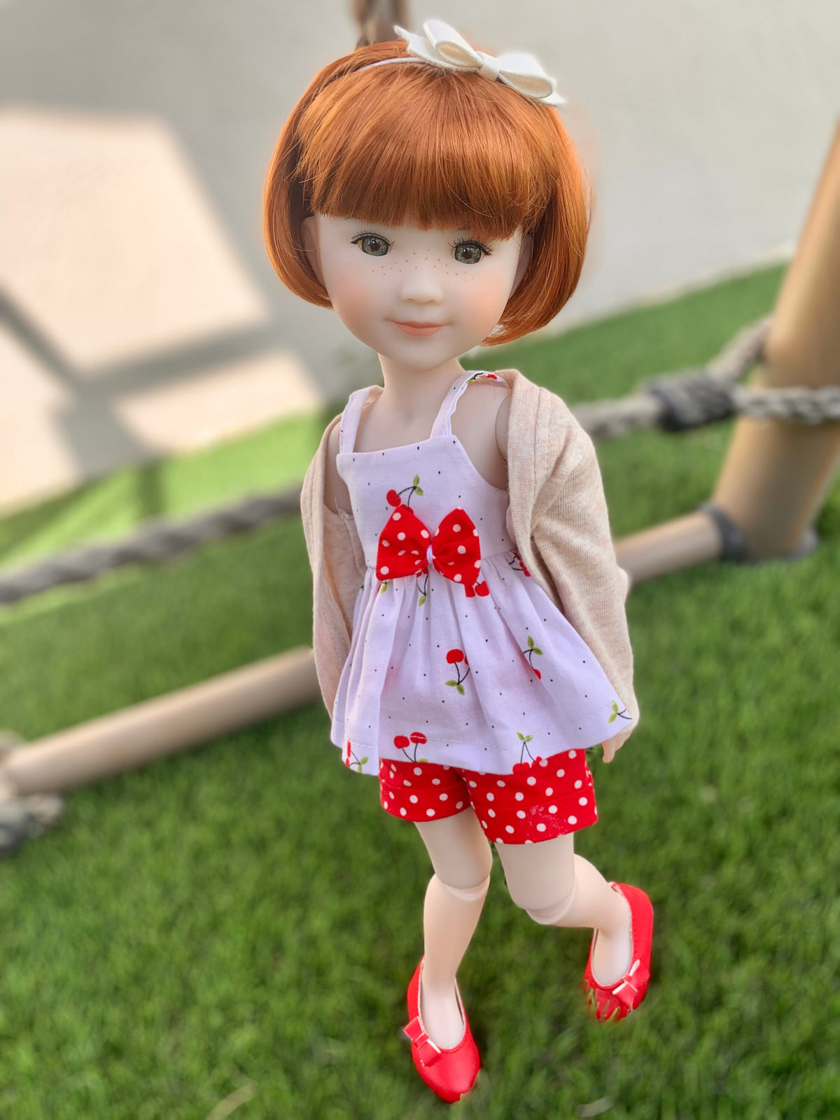 PREORDER Exclusive Vegan Mohair Custom doll WIG Kaye Wiggs, RRFF, Meadowdolls Dumplings , bjd, "Stretch Fit"