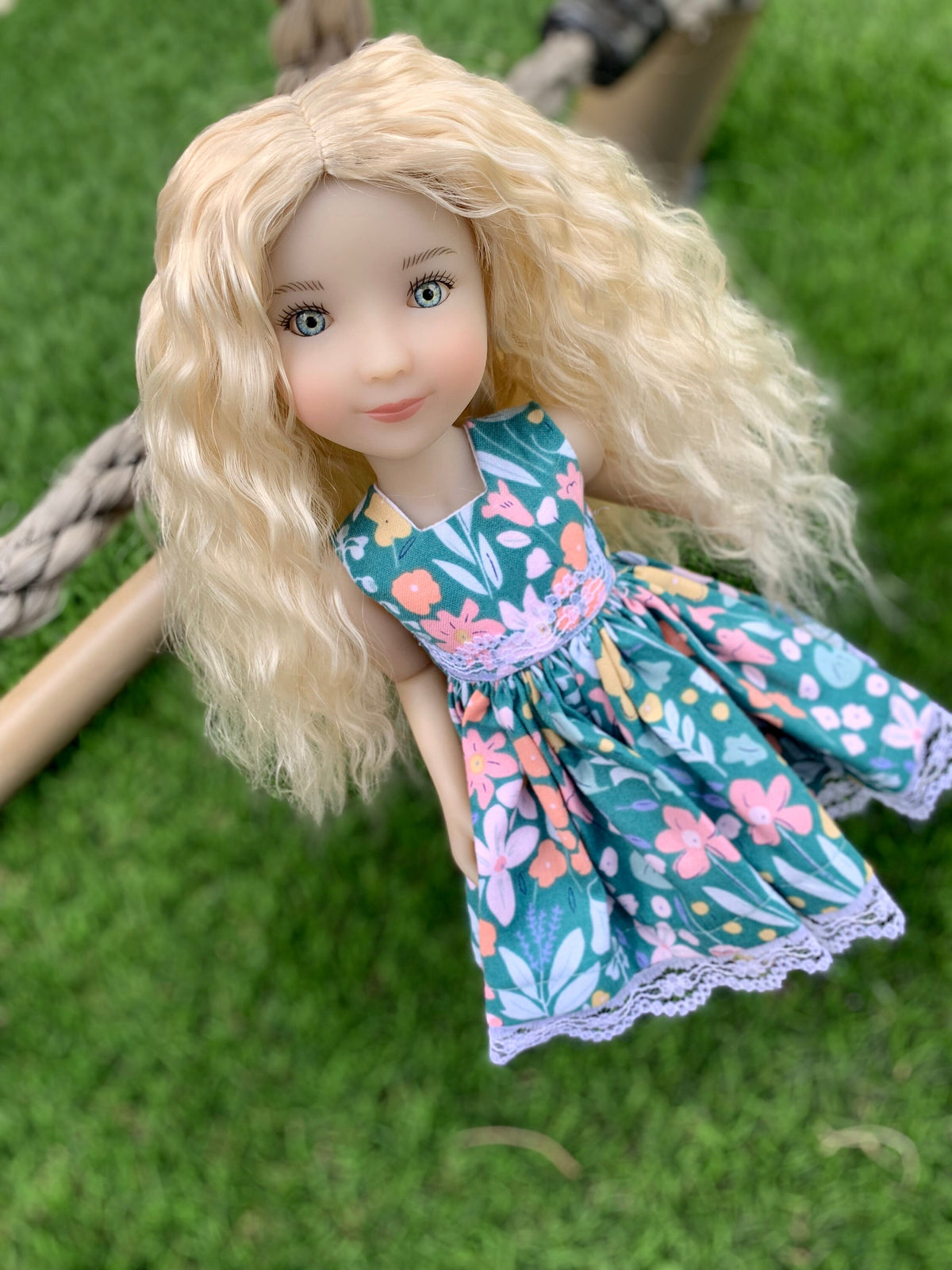 PREORDER Custom WIG for 13" Dianna Effner Little Darling head size 7-8"siblings, Ellowyne, MyMeadow, Mini Pal Maru, Liz Frost "Stretch Cap"