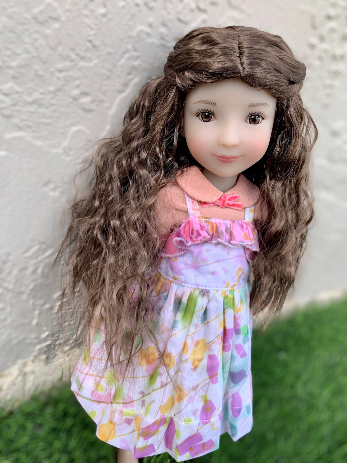 PREORDER Custom WIG for 13" Dianna Effner Little Darling head size 7-8" siblings, Ellowyne, My Meadow Avery, Mini Pal,  "Stretch Cap"