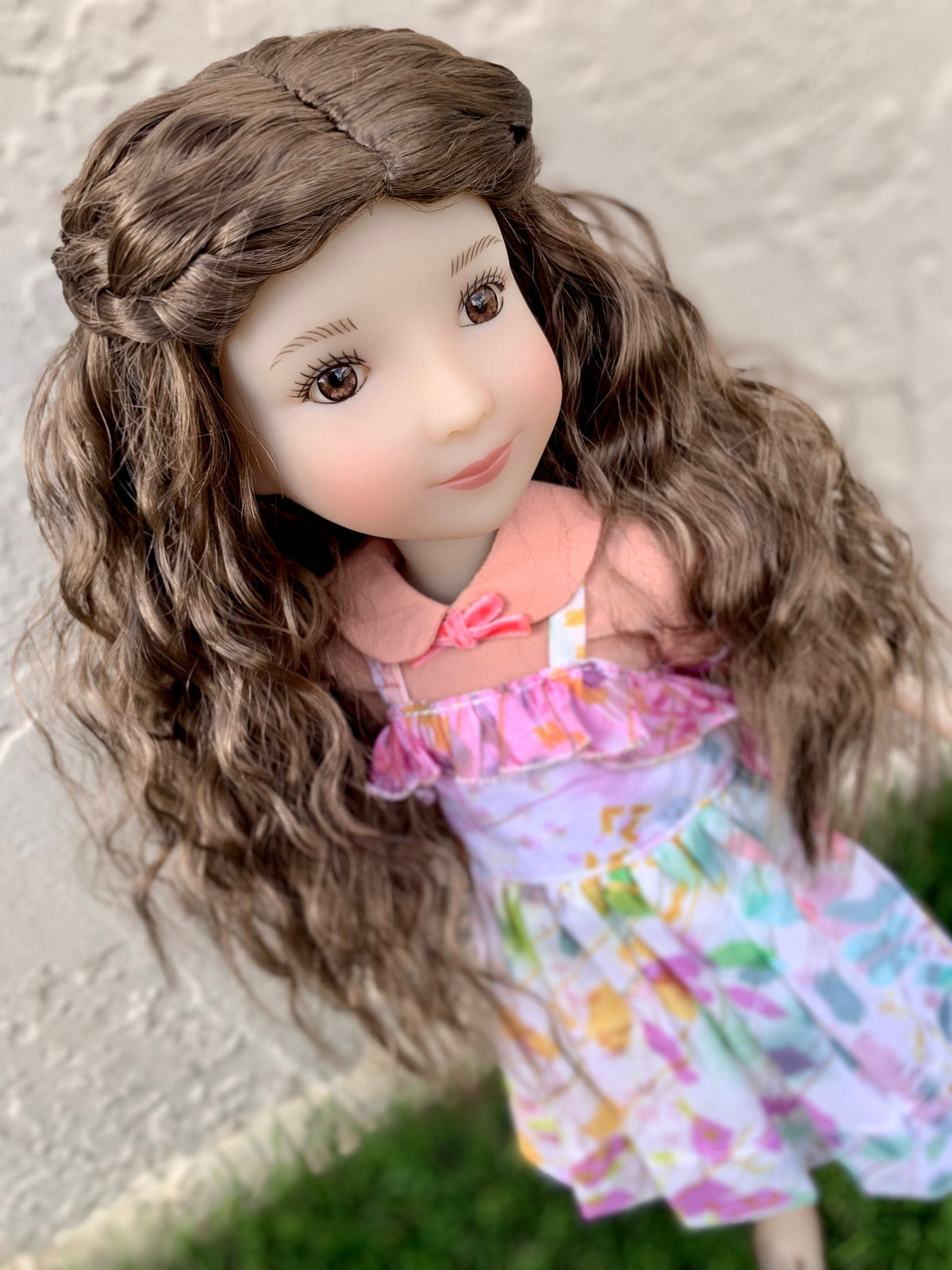 PREORDER Custom WIG for 13" Dianna Effner Little Darling head size 7-8" siblings, Ellowyne, My Meadow Avery, Mini Pal,  "Stretch Cap"