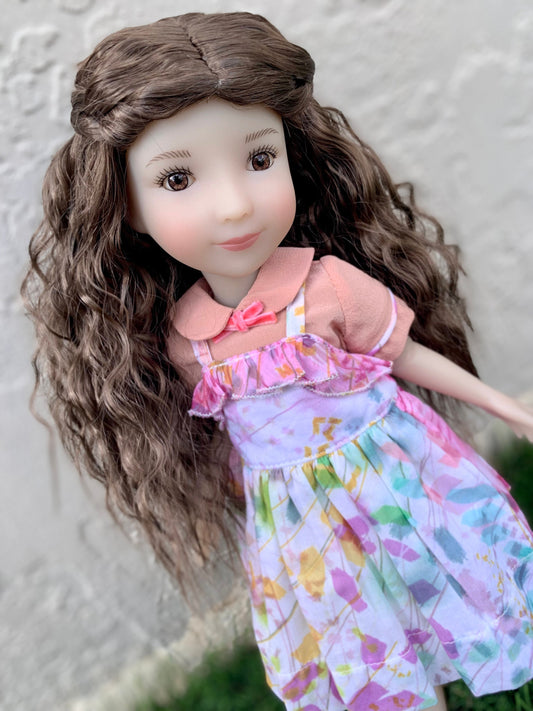 PREORDER Custom WIG for 13" Dianna Effner Little Darling head size 7-8" siblings, Ellowyne, My Meadow Avery, Mini Pal,  "Stretch Cap"