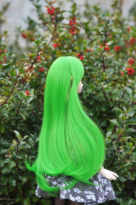 PREORDER ZaZou Luxury C.C WIG for Smart Doll, Ruby Red Fashion Friends, 18" MSD BJD Kaye Wiggs