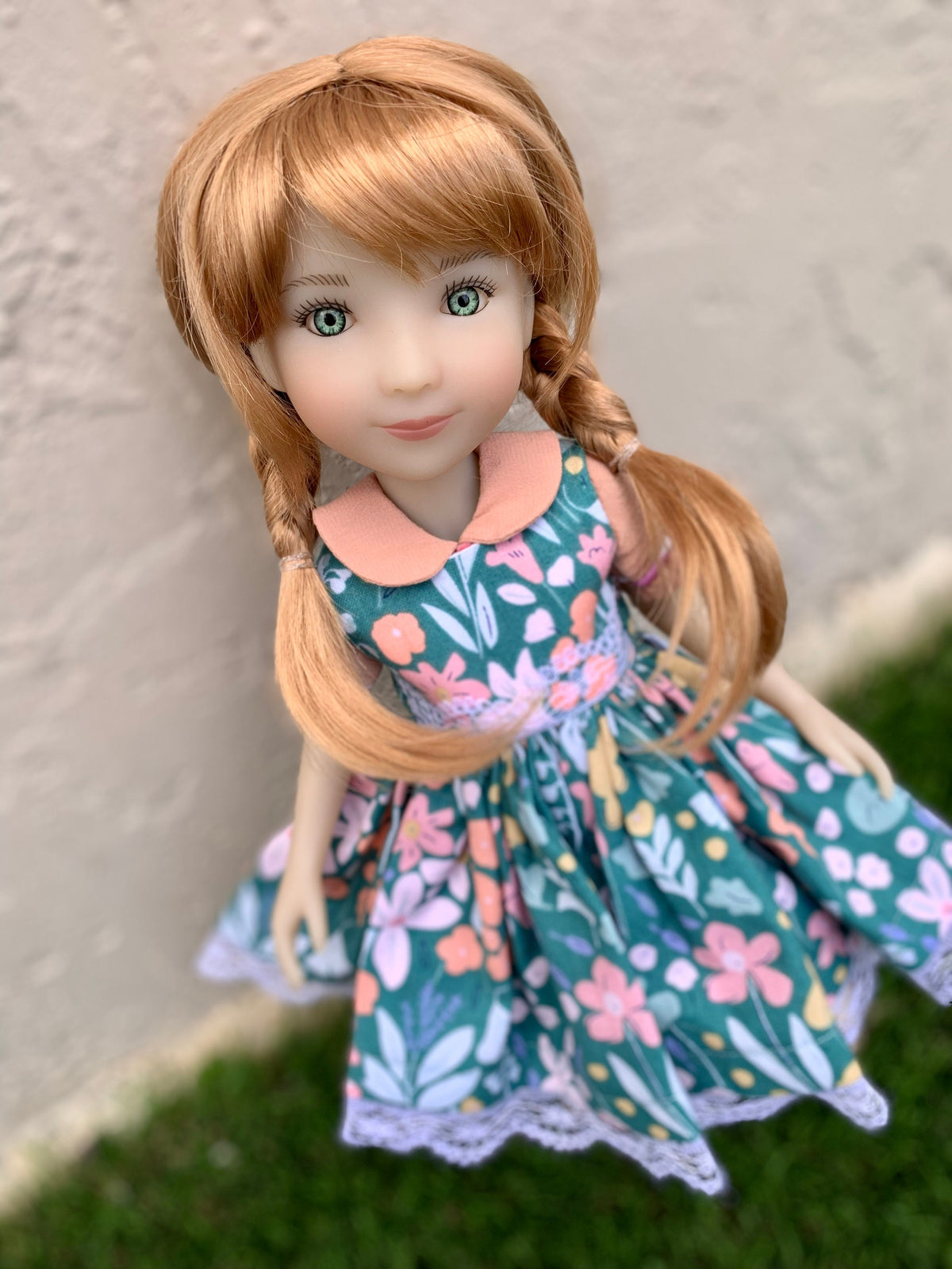 Custom WIG for 13" Dianna Effner Little Darling head size 7-8" siblings, Ellowyne, My Meadow Avery, Mini Pal Maru, Liz Frost  "Stretch Cap"