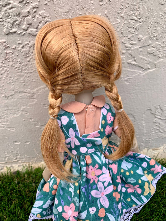 Custom WIG for 13" Dianna Effner Little Darling head size 7-8" siblings, Ellowyne, My Meadow Avery, Mini Pal Maru, Liz Frost  "Stretch Cap"
