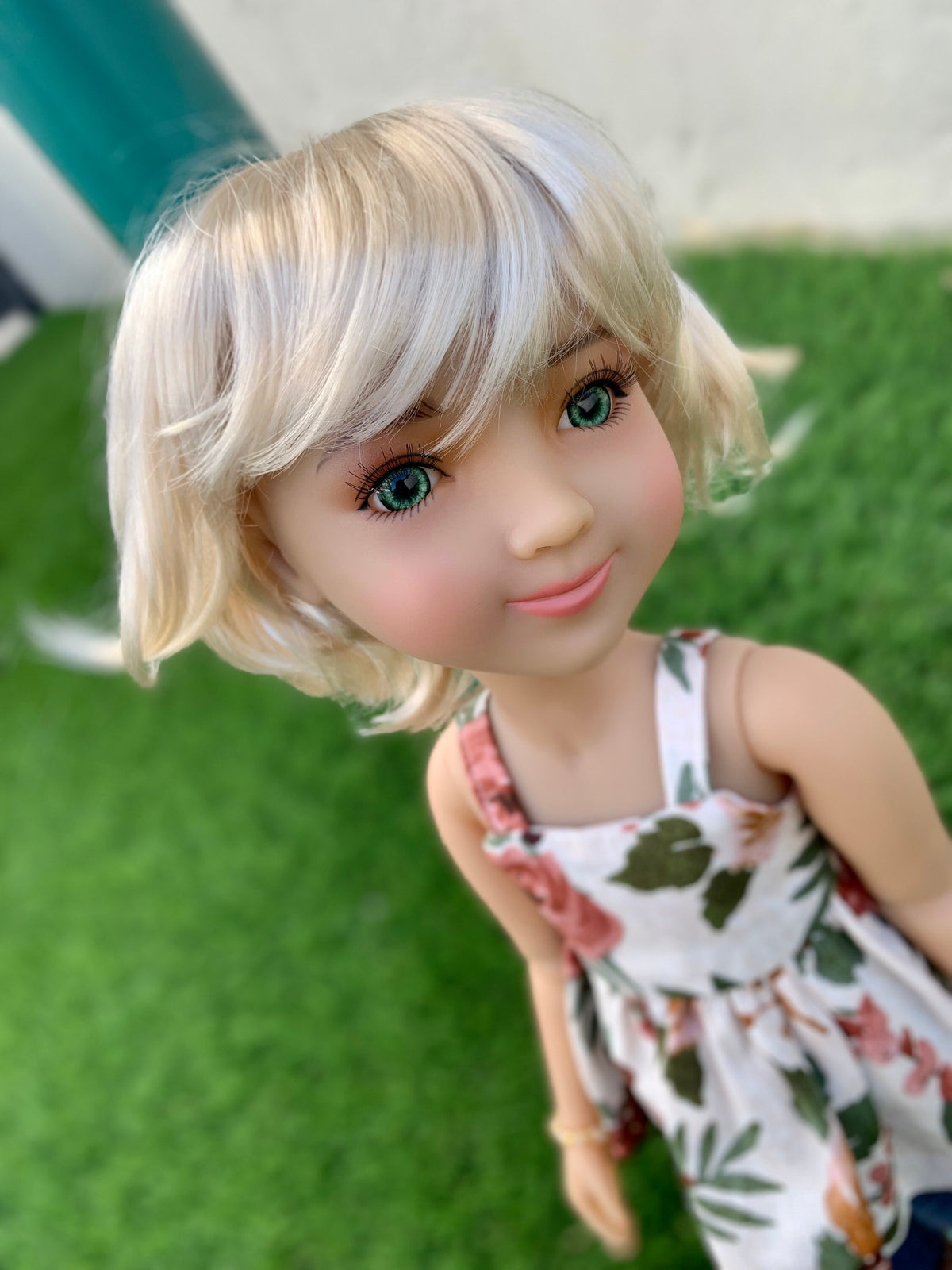 Custom doll WIG Exclusive Vegan Mohair-fits 8-9" head size Kaye Wiggs, RRFF, Meadowdolls Dumplings , bjd, "Stretch Fit"