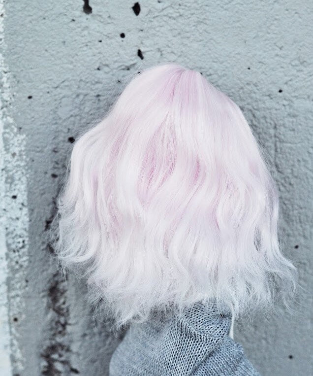 Custom doll Wig for Smart Dolls- Heat Safe - Tangle Resistant- 8.5" head size of Bjd, SD, Dollfie Dream dolls Pink ombre Zazou Dolls
