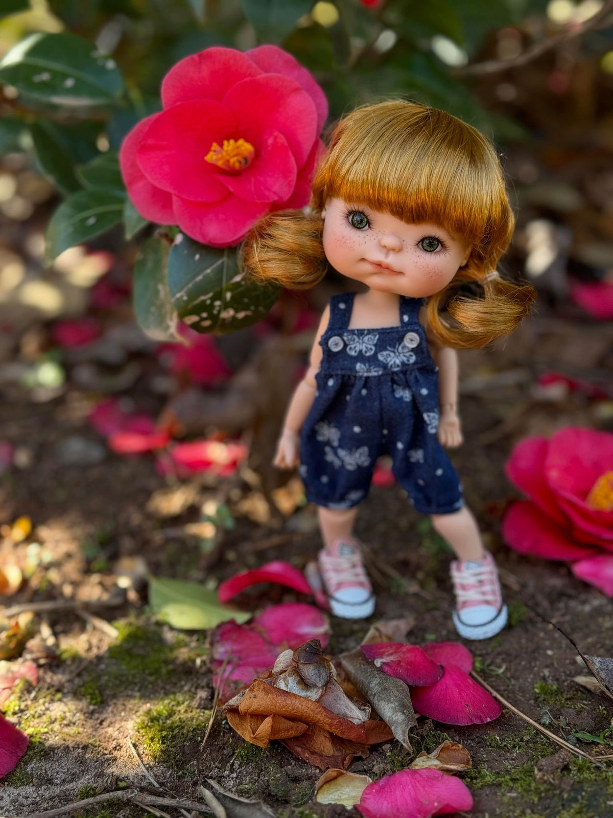 Custom WIG for head size 6-7" Meadowdolls CHIBBIS, BJD, Minifee  or similar Vegan mohair Zazou Dolls