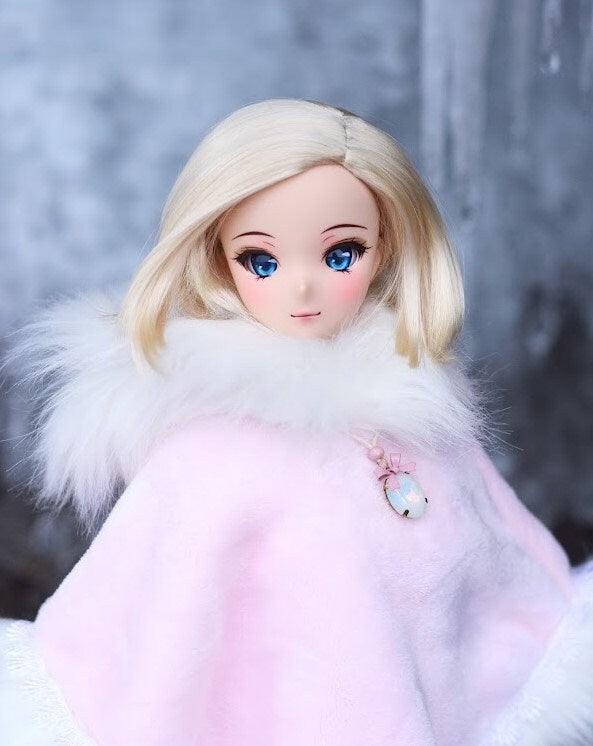 PREORDER zazou Dolls Custom doll Wig for Smart Dolls - Tangle Resistant- 8.5" head of Bjd, SD, Dollfie dolls Vegan Mohair Asymmetrical bob