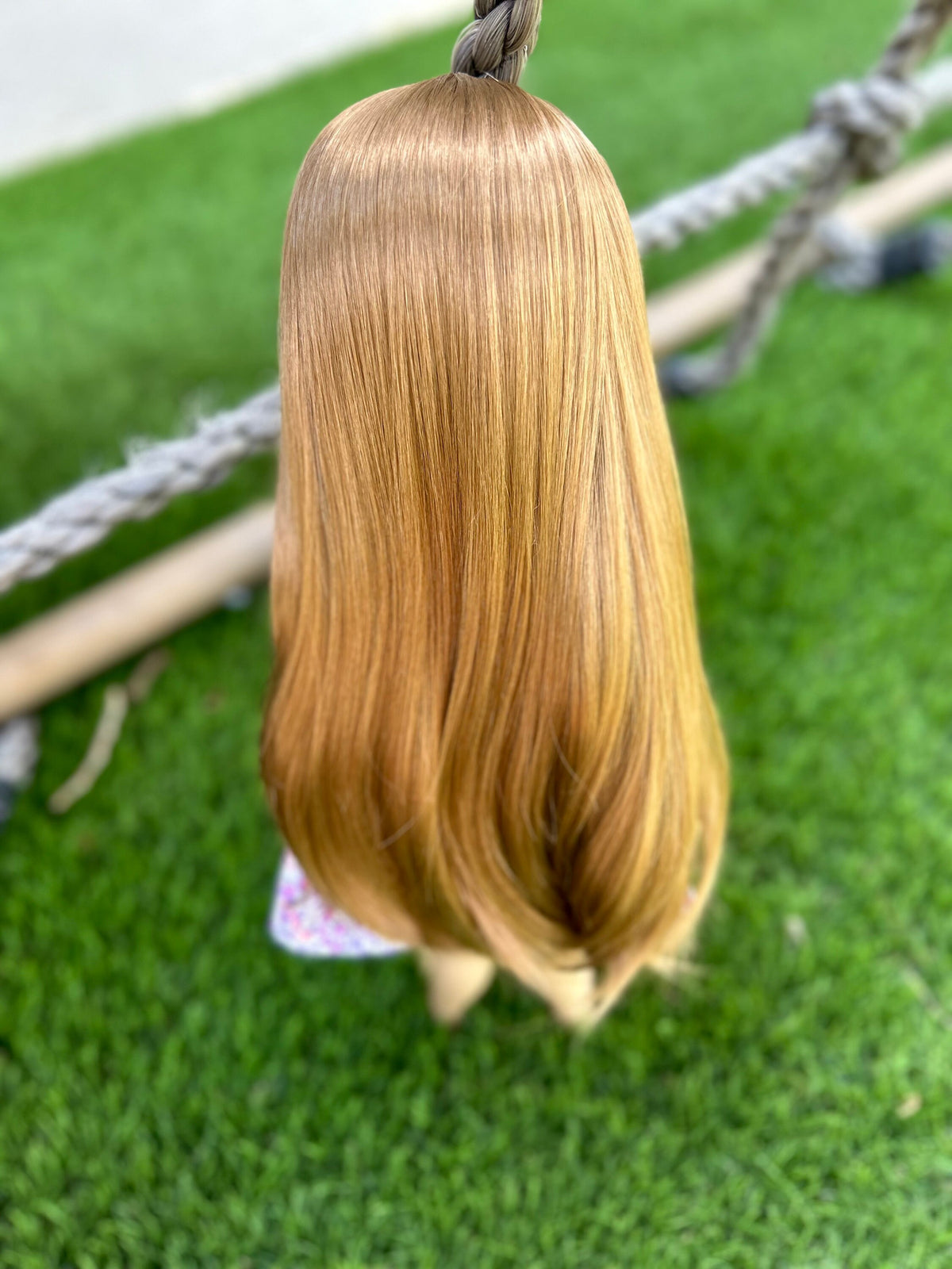 PREORDER Exclusive Vegan Mohair Custom doll WIG fits 9-10" head size Kaye Wiggs, RRFF, bjd, Girl for All Time Zazou Dolls