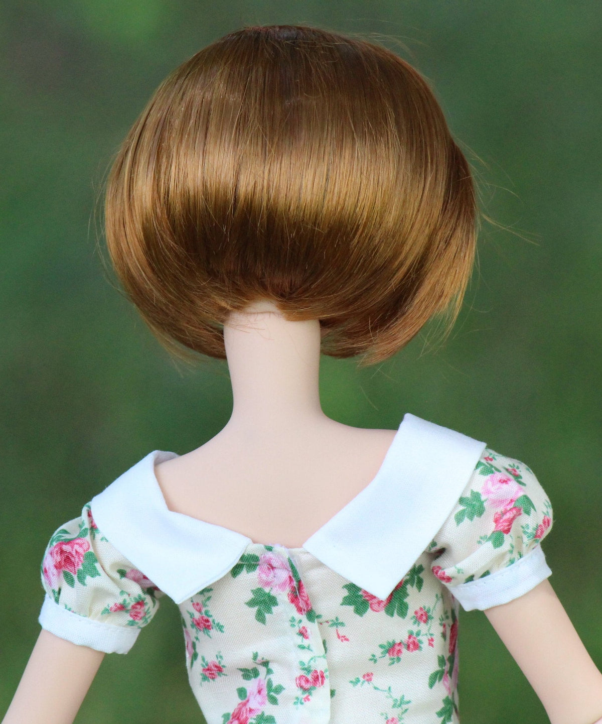Custom doll Wig for Smart Dolls - Tangle Resistant- 8.5" head size of Bjd, SD, Dollfie Dream dolls Vegan Mohair Asymmetrical bob