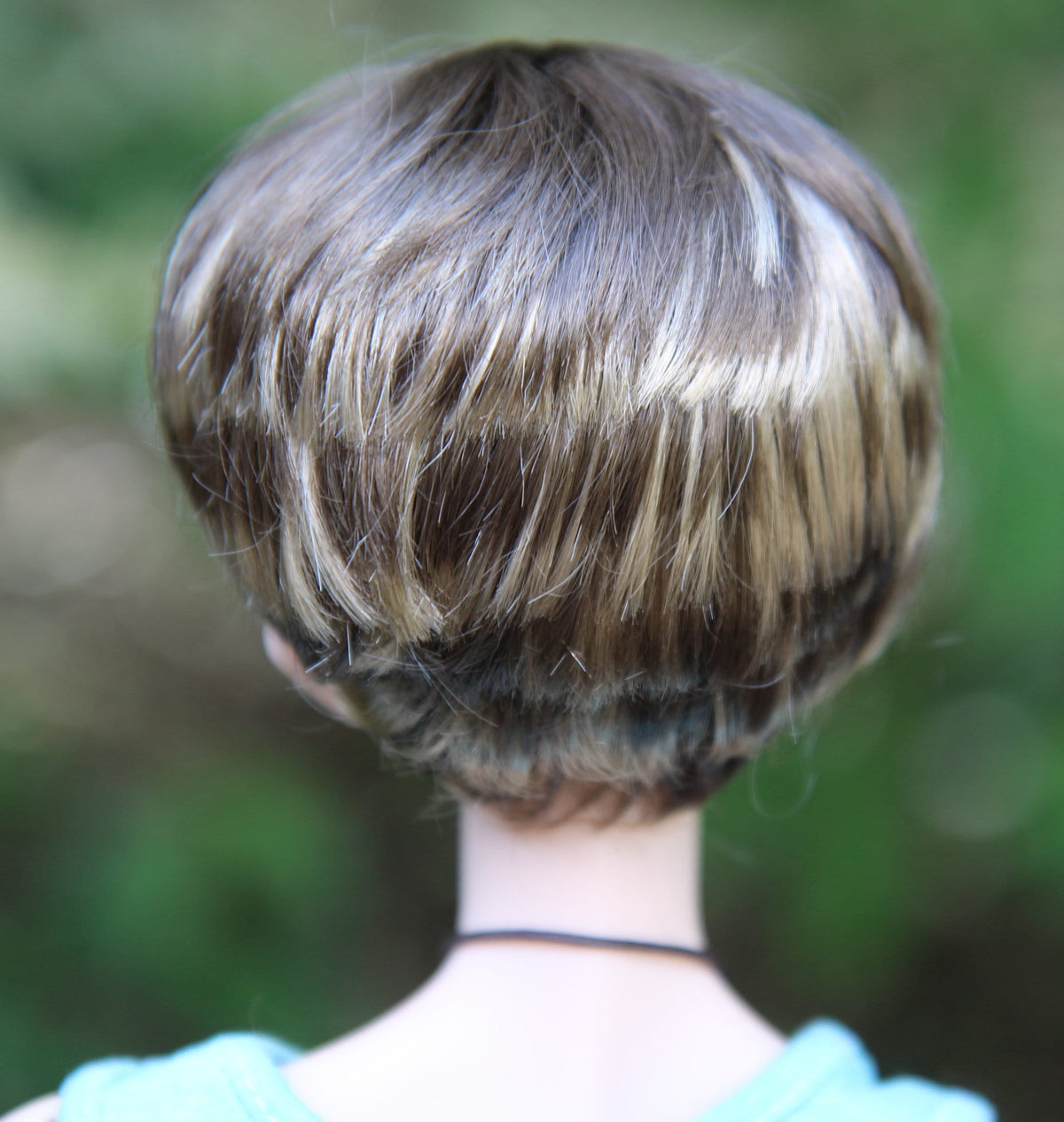 PREORDER Zazou Custom doll Wig for Smart Dolls - Tangle Resistant- 8.5" head size of Bjd, SD, Dollfie Dream dolls Brown Vegan Mohair BOY