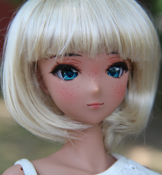PREORDER Zazou Dolls Custom doll Wig for Smart Dolls - Tangle Resistant- 8.5" head size of Bjd, SD, Dollfie Dream dolls Vegan Mohair