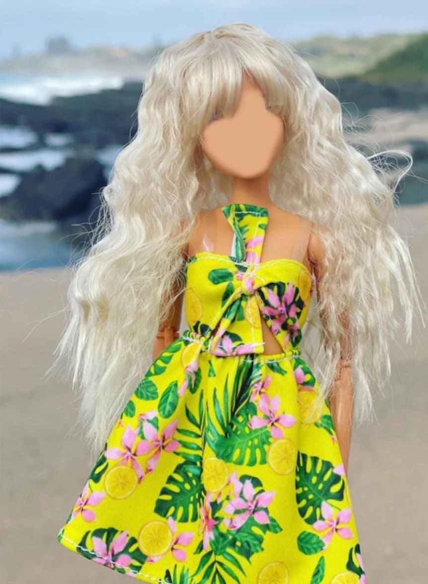 Misty Morning wig for 1/6 fashion doll
