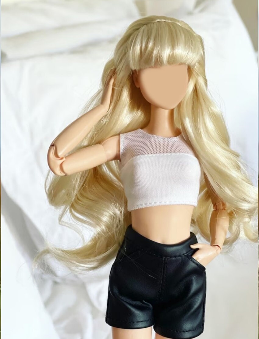 Alba wig for 1/6 fashion doll