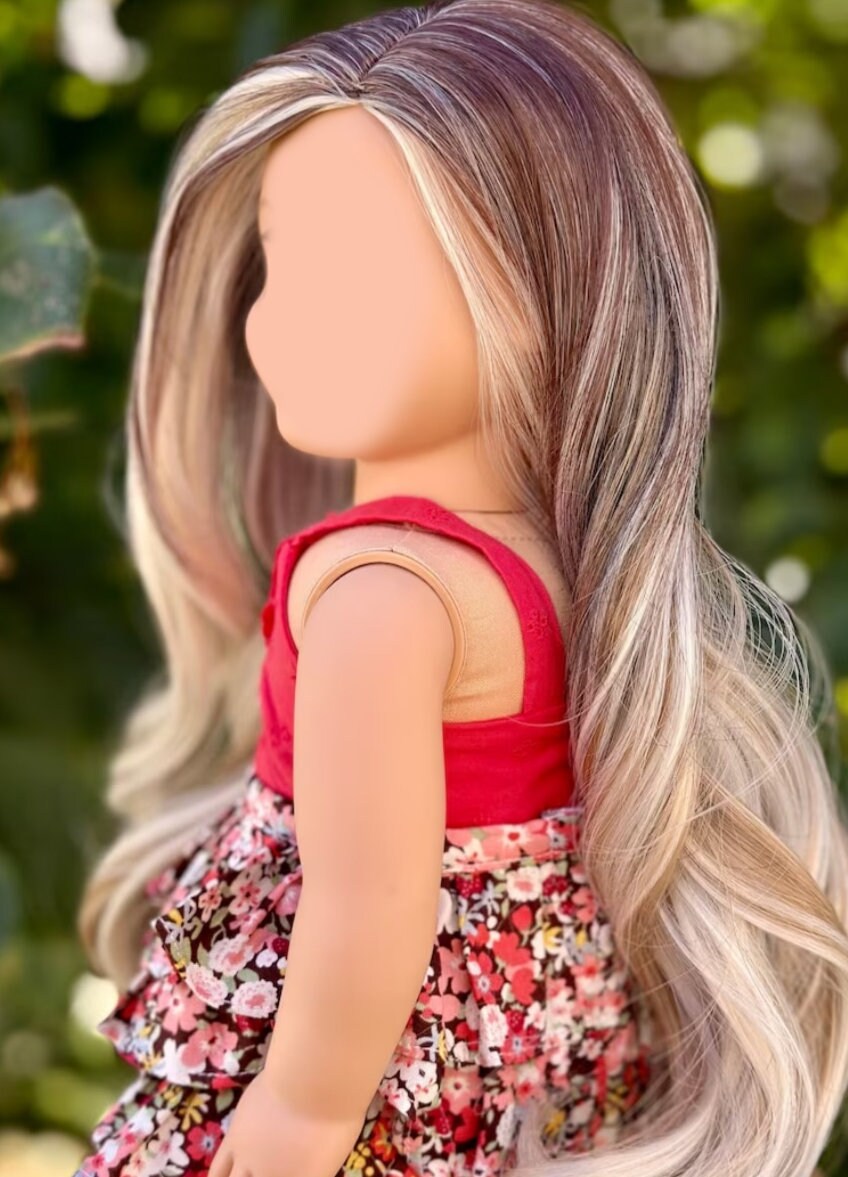 Custom 18 Inch doll Wig | Zazou Dolls | 10-11 Head Size |Made to Fit 18’’ American  Dolls OG Blythe Doll Gotz Madame