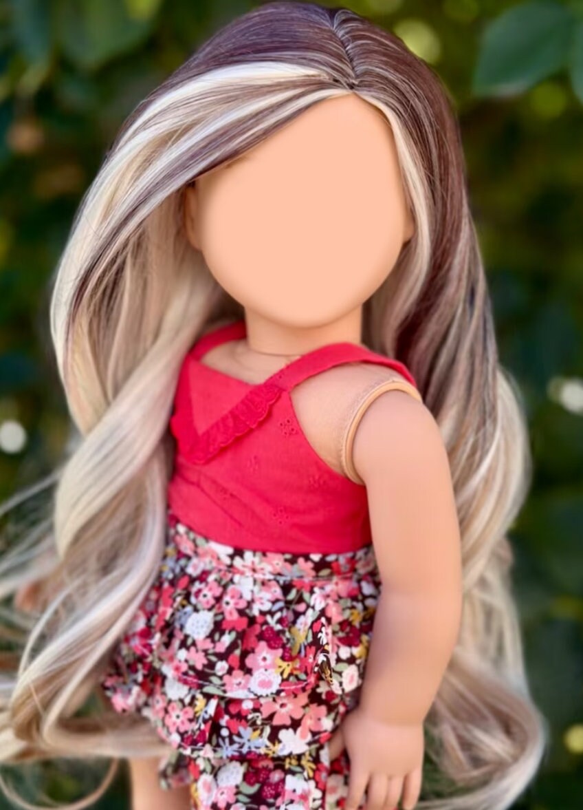Custom 18 Inch doll Wig | Zazou Dolls | 10-11 Head Size |Made to Fit 18’’ American  Dolls OG Blythe Doll Gotz Madame