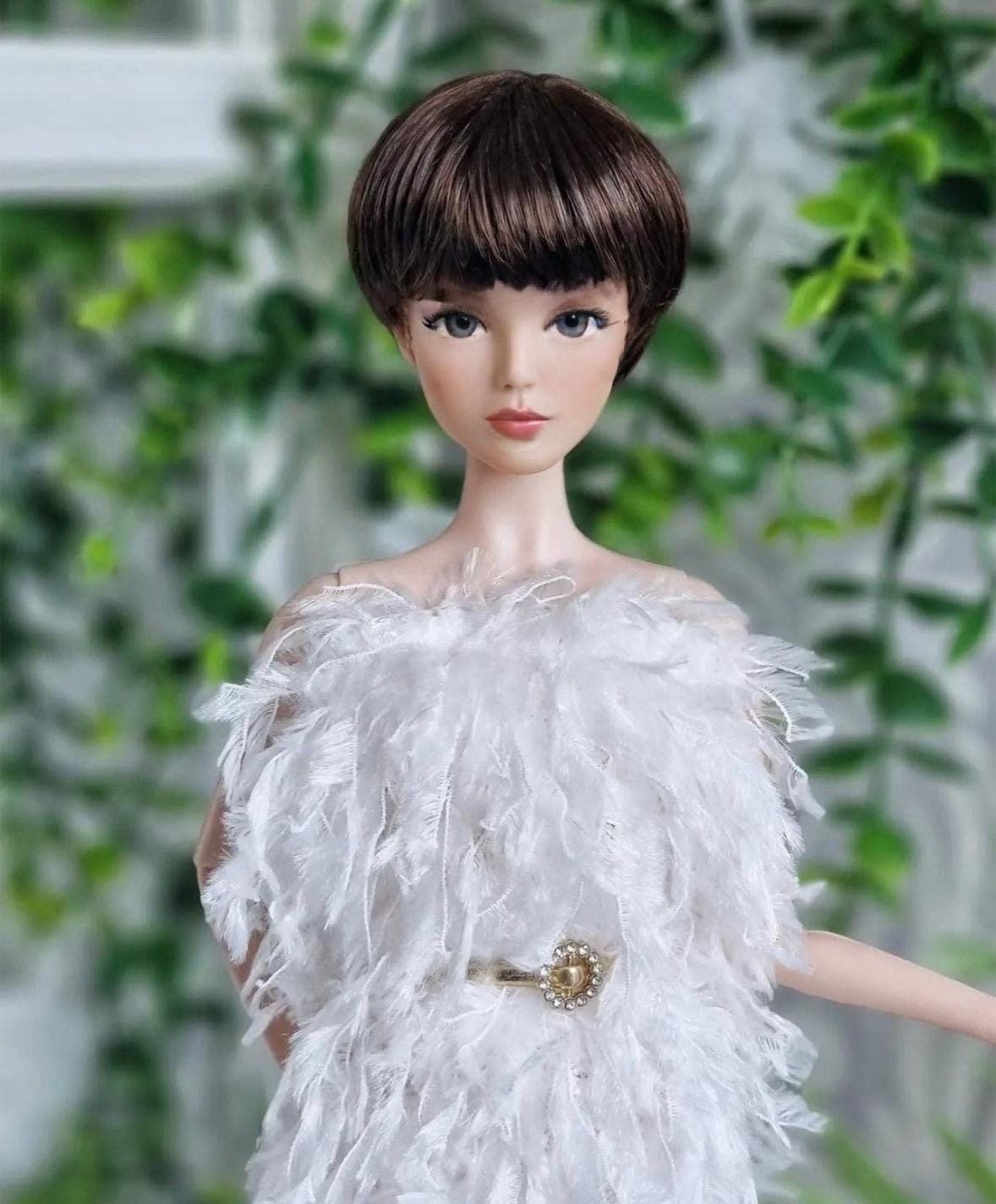 Tabac wig for 1/6 fashion doll