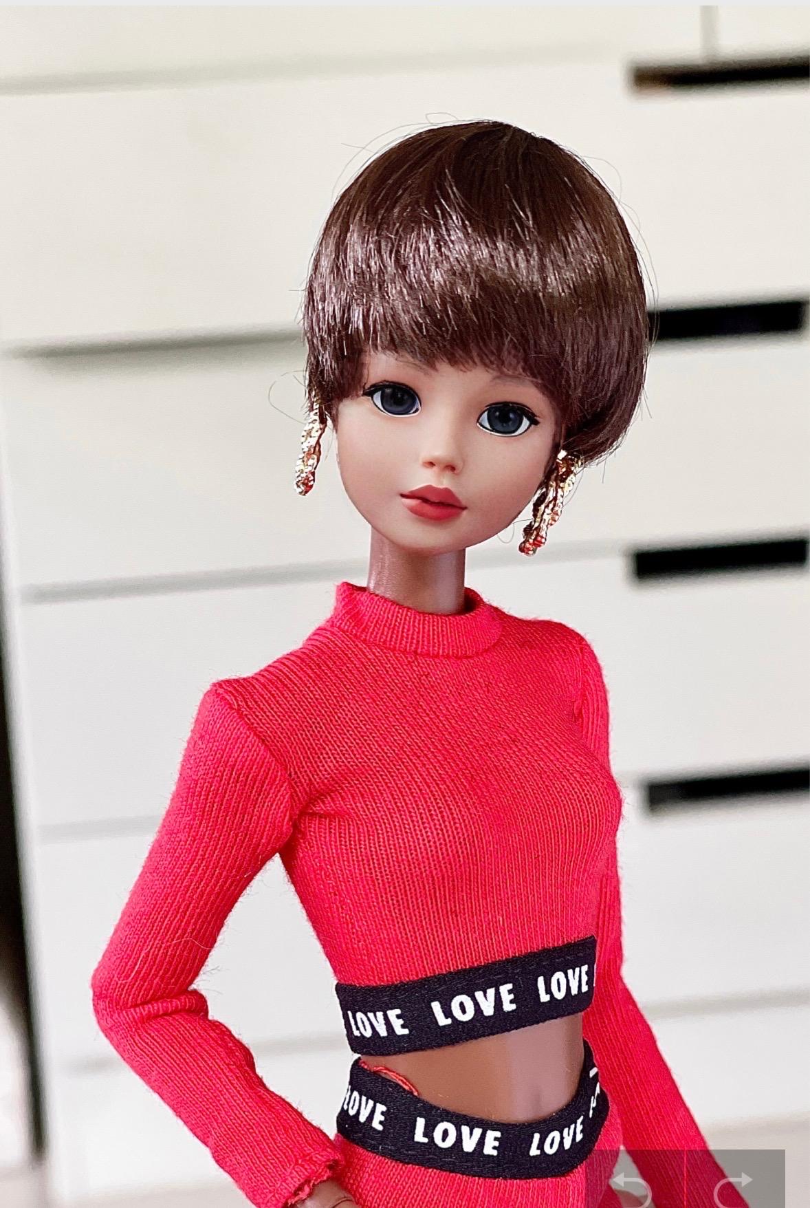 Tabac wig for 1/6 fashion doll
